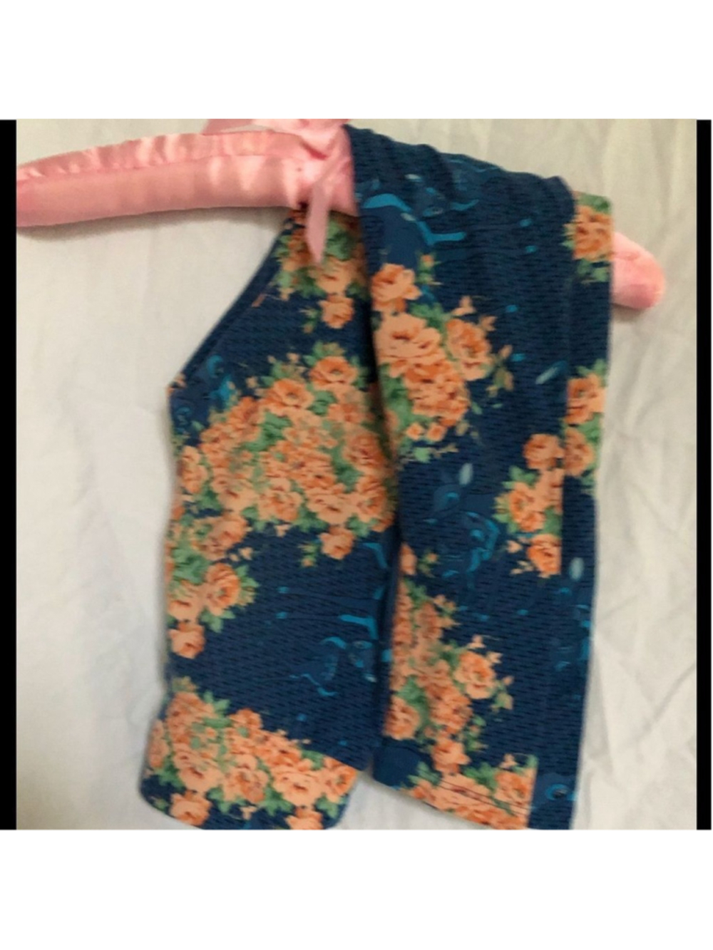 LuLaRoe Tween floral leggings in good condition